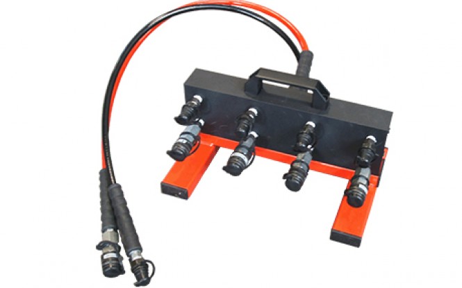 منیفولد فشار قوی 700 بار 4 پورته دارای کوئیک کوپلینگ مدل HTWM-Range ساخت هایفورس انگلستان