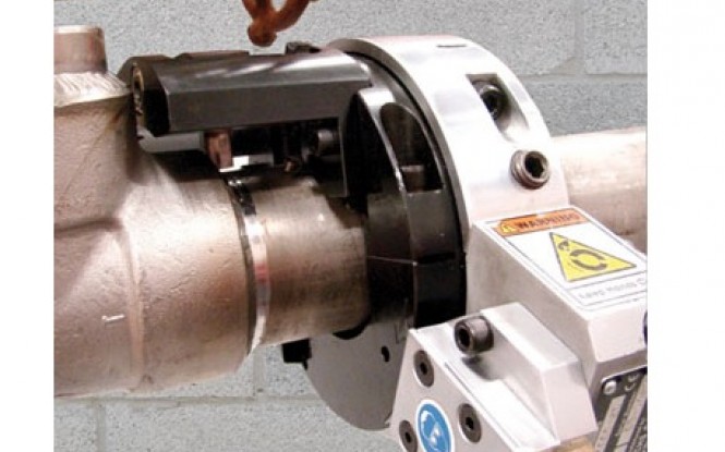 ابزارآلات جانبی و تجهیزات مرتبط با لوله بر و پخ زن مخصوص فک جدا مدل SDSF Small Diameter Split Frame Tooling ساخت وش آمریکا